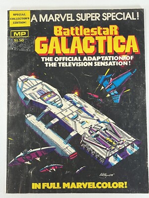 Marvel Super Special #8 - Battlestar Galactica comic OVERSIZED! TV show! 1978