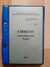 NVA Vorschrift A050/1/131 Lenkeinrichtung 9S446 Wartung 1978