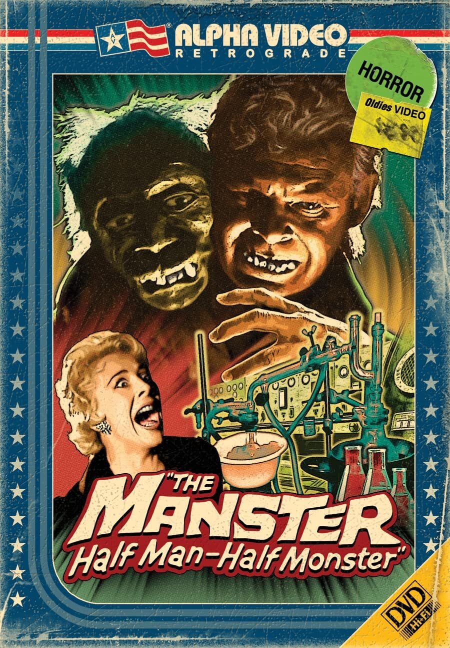 The Manster (Retro Cover Art) (DVD) Jane Hylton Peter Dyneley Tetsu Nakamura