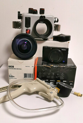 SONY RX100VA UNDERWATER SETUP IKELITE HOUSING AND W30 WIDE LENS VACUUM