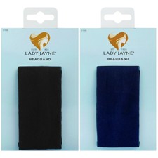Lady Jayne Soft Head Band Stretch Fibre Taming Flyways Holding Hair 3159B