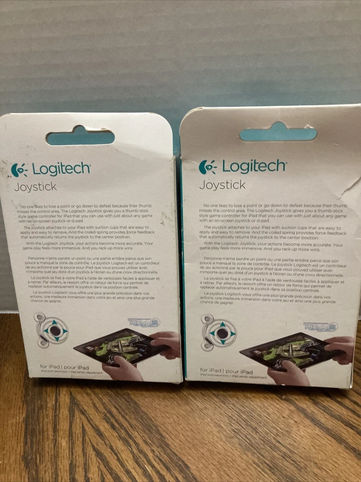 2 Logitech Joystick Game Controller Apple iPad and Android Tablet Kindle 1 2 NEW - Image 2 of 4