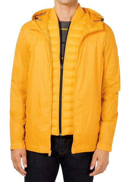 tommy hilfiger puffer yellow