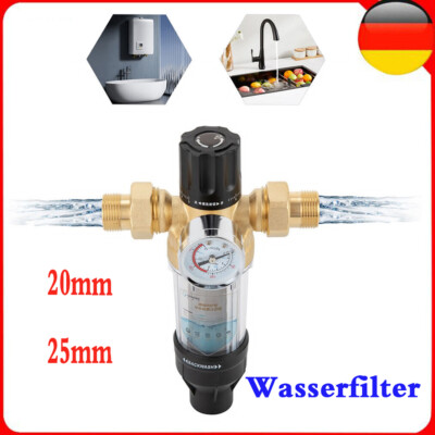 1/2Zoll+3/4Zoll Wasserfilter Hauswasserwerk Filtereinsatz Leitungswasser Filter