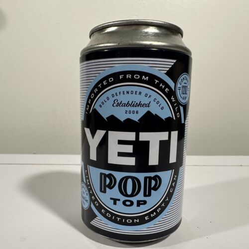 Yeti Pop Top Limited Edition Empty Stash Can 12oz Air - Afbeelding 1 van 7