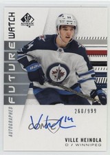 2019-20 SP Authentic Future Watch Rookies 260/999 Ville Heinola #189 Auto m0p