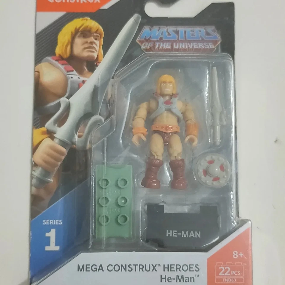 Mega Construx Super Heroes Season 1 Alien He-Man Toy Building Blocks Figure - Image 3 of 4