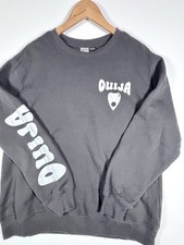 Ouija Board Sweatshirt Size L Fleece Lined Pullover Board Games Goth Paranormal