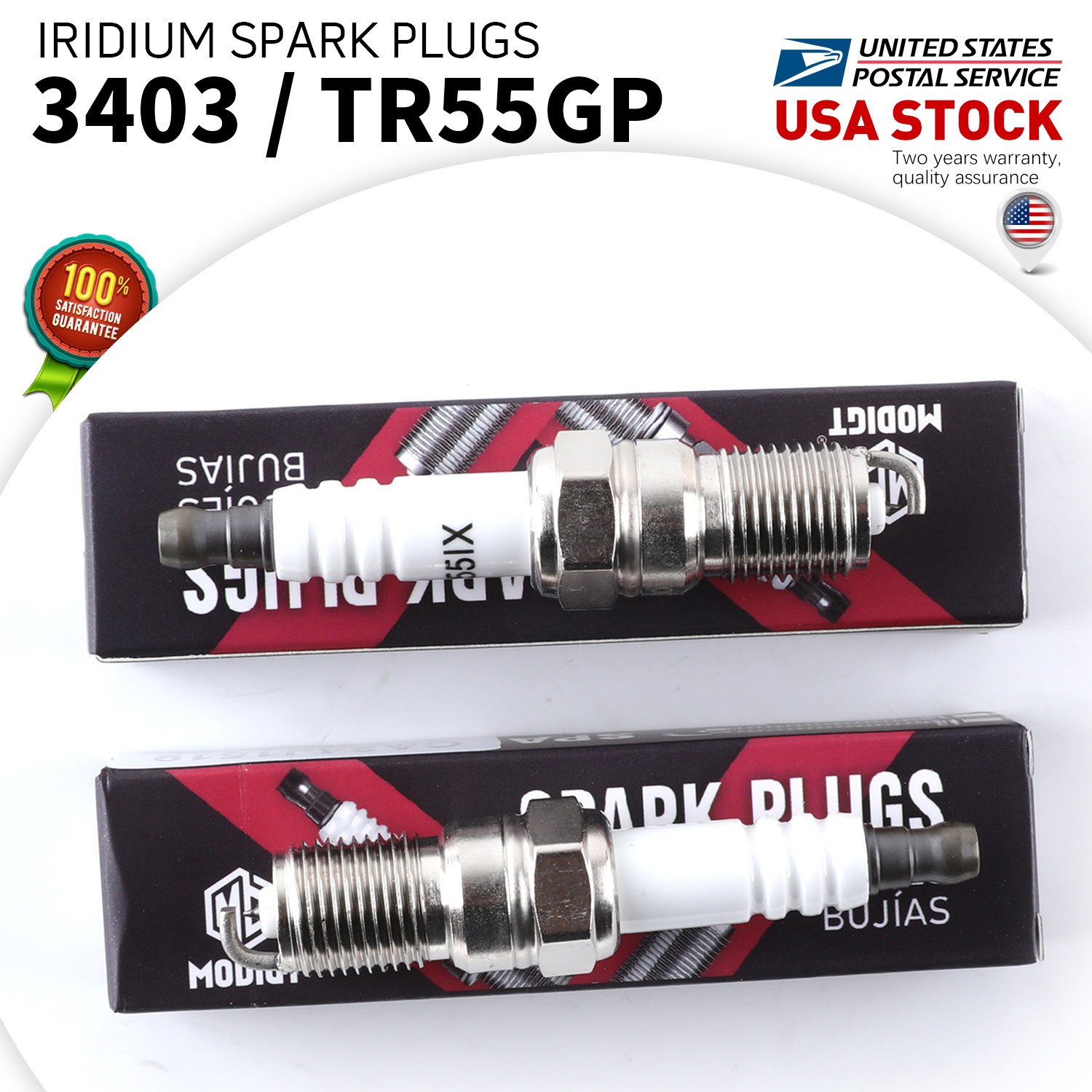 OEM QUALITY Laser Iridium Spark Plugs 6 For NGK 3403 TR55GP For Ford Mustang