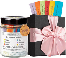 Bible Verse Jar   Christian Gifts for Women and Girls, Christmas Gift for Mom, B