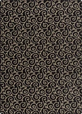 10x13 Milliken Blue Geometric Area Rug Lyrical Velvet Black - Aprx 10 9 x 13 2