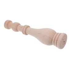 European Solid Wood Decoration Curtain Rod Finials Bed Post Decorative