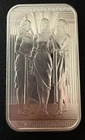 New Listing2022 Royal Mint Three Graces 1oz Silver Bar - .9999 Pure - Great Engravers