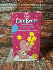 Care Bears Cheer Bear Presents The Gift Of Caring And Bedtime For Care-A-Lot VHS