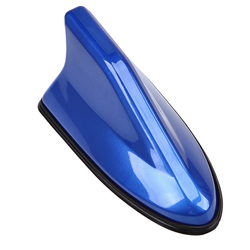 Shark Fin Roof Antenna Aerial FM /AM Radio Signal Car Cover Trim Universal Blue