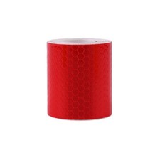 2Pcs 5cmx3m High Intensity Reflective Reflective Tape Stickers Safety Red