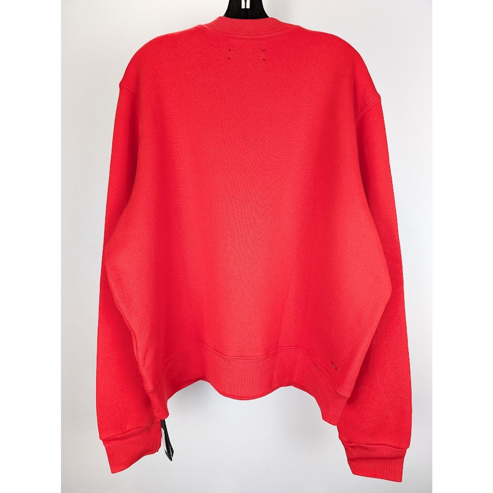 Amiri Amiri Hockey Crewneck Sweatshirt in Goji Berry BNWT XL image 10