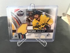 2025-2025 UD SP GAME USED#4N-RA RASMUS ANDERSSON 4 NATIONS FABRICS JERSEY SWEDEN