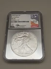 2020 Silver Eagle NGC MS 70 First Releases S$1 12th Chief Engraver John Mercanti