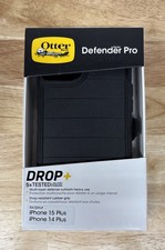 OtterBox Defender Pro Series Case  Holster for iPhone 15 Plus  14 Plus, Black
