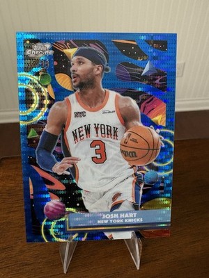 2025-26 Topps Cosmic Chrome JOSH HART #79 Blue Moon Refractor /99 Color Match