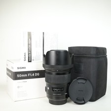 Sigma 50mm f1.4 DG HSM Art Lens For Canon EF In Good Condition