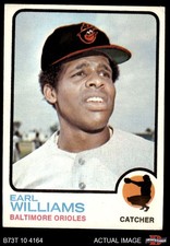 1973 Topps #504 Earl Williams xGAP Orioles COMMON VARIATION 6 - EX/MT