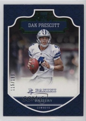 2016 Panini Rookies Bravery 115/199 Dak Prescott #289 Rookie RC rf2