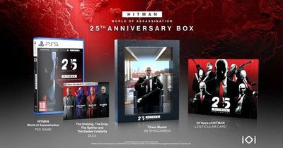 HITMAN WORLD OF ASSASSINATION 25th ANNIVERSARY PS5 NEW ENGLISH CUSTOMS  FREE