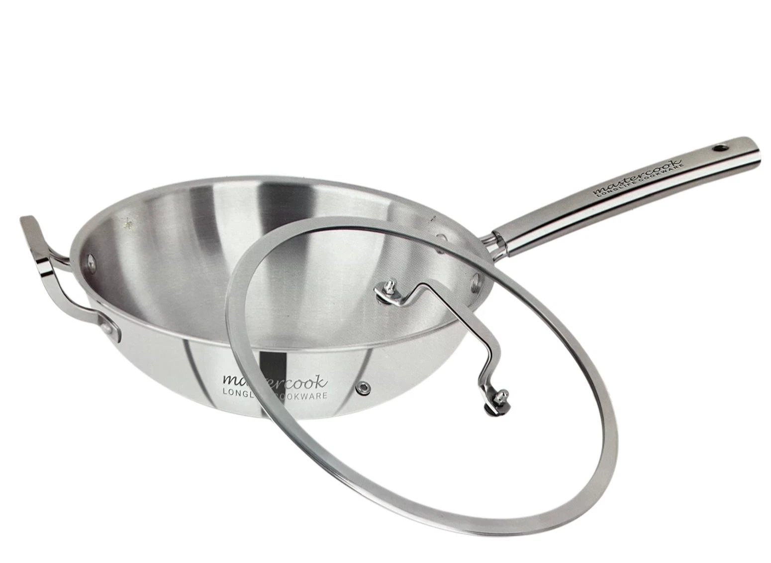 Triply Platinum Stainless Steel Wok with Helper Handle , Stir Frying, Induction
Opens in a new windo