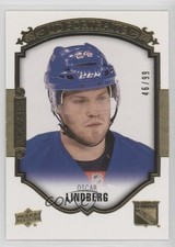 2015-16 Upper Deck UD Portraits Gold Foil 46/99 Oscar Lindberg #P-84 0jh2