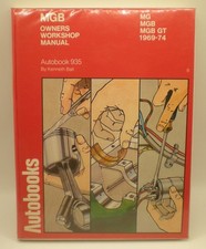 1969-1974 Mg Mgb Mgb Gt Owners Workshop Manual Autobook 935 Hc