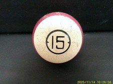 Replacement 15 Billiard Pool Ball - Standard Regulation - 2 1/4" Diameter Solid