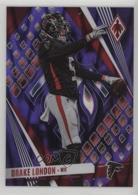 2023 Panini Phoenix Purple Seismic 4/125 Drake London #67 7sd