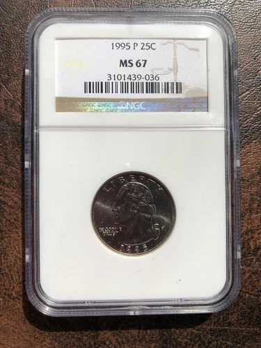 1995-P Washington Quarter 25c NGC MS67  MS 67