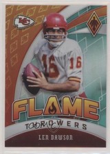 2020 Panini Phoenix Flame Throwers Teal 55/175 Len Dawson #18 HOF 0h28