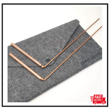 99.9% Copper Dowsing Rod- 2PCS Divining Rods with Bag - Detect Gold, Water, Ghos