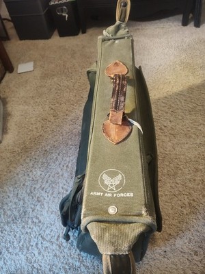 70〜80's アビエーターバッグ/コットン製/made in USA/USAF WW2 USAF Air Force Army Type B-4 Flyers Canvas Pilot Bag | eBay