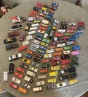 Large Lot 100+ Vintage Die CastMatchbox, Hot Wheels, Corgi Junior, Transformers
