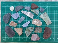20 Various Slabs. Nice For Cabs.  Jaspers, Obsidian, agates, onyx