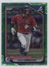 2024 Bowman Chrome Prospects Lunar Glow Refractor Sabin Ceballos #BCP-130 uk2