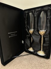 Things remembered “ Garden Trellis” Toasting, Wedding ,champagne Wine Flutes NIB