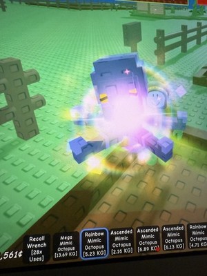   RAINBOW MIMIC OCTOPUS  GROW A GARDEN HUGE MIMIC  ROBLOX  Fast Delivery 