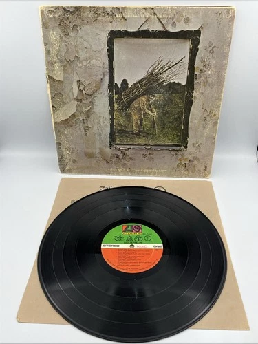 Led Zeppelin IV 1971 Atlantic Records SD 7208 Vinyl LP Record Album Tested