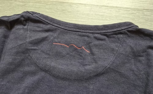 Tee-Shirt TEDDY SMITH manche courtes (Taille L) Bleu foncé, Col rond - TBE - Imagen 5 de 7