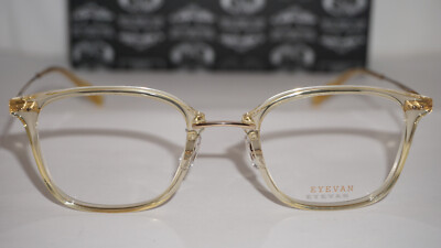 EYEVAN Eyeglasses MacDougal Gold Yellow Transparent LLT 48 22 145 