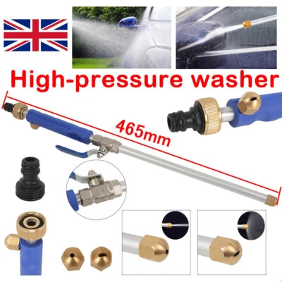 2 IN 1 Hydro Jet High Pressure Power Washer Water Spray Gun Nozzle Wand Cleaner