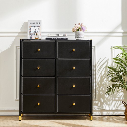 Fabric Chest of Drawers Cabinet Dresser Bedroom Bedside Storage Organizer Unit - Picture 46 of 71