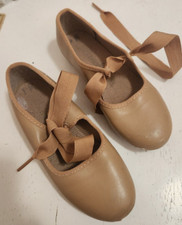 Dance Class Carmel Tap Shoes Youth Girls 10.5