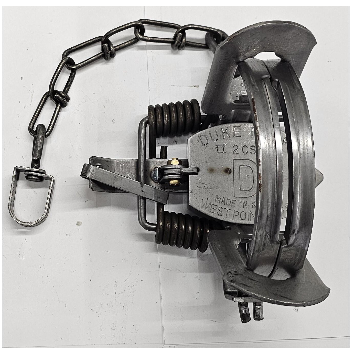 (PK1) Duke # 2 CS Offset Coil Spring Trap 0491 Coyote Bobcat Fox Lynx Trapping
